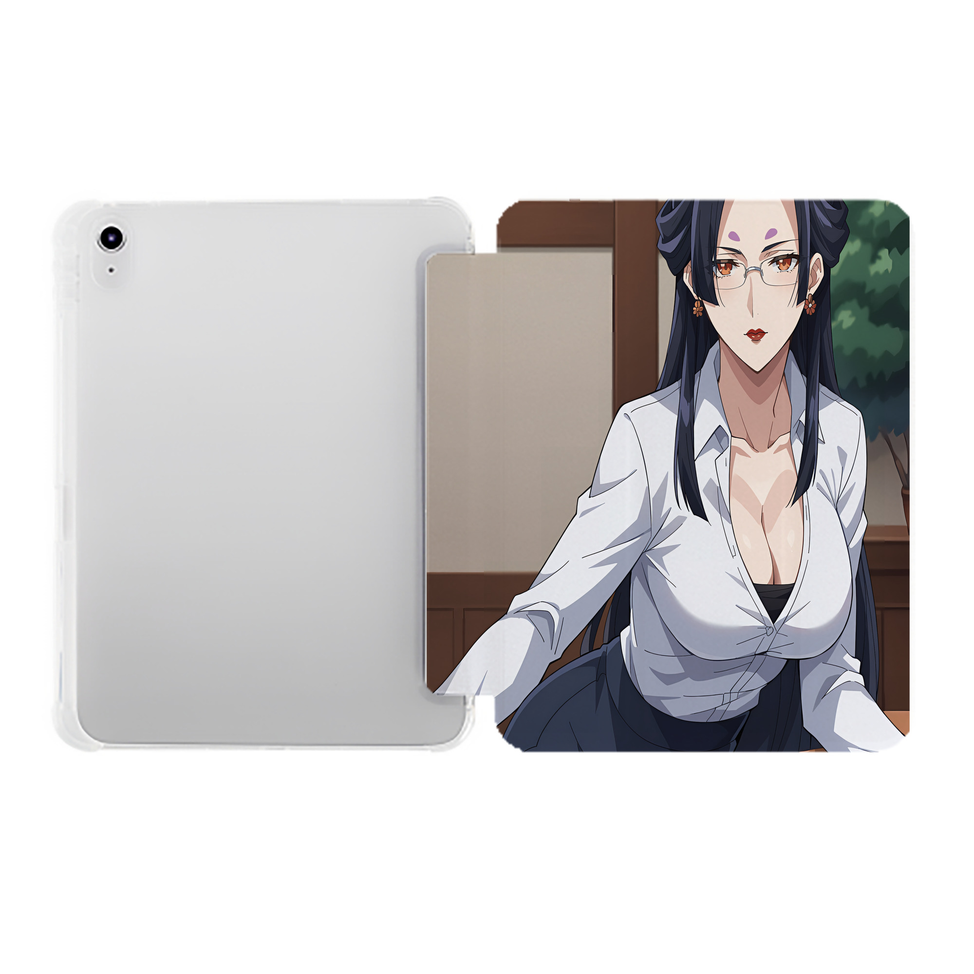 （画像用） 薬屋のひとりごと The Apothecary Diaries IPad ケース ペン収納付き 三つ折りスタンド PUレザー×シリコン 対応機種9.5/10.5/10.9インチ